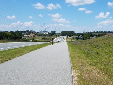 Florida biking, Orlando, Lake County, Hancock Trail