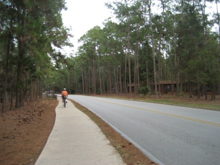 Orlando biking, Florida biking, Disney World, Wilderness Lodge, Ft. Wilderness, FL bike trail