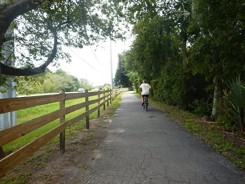 Orlando bike trails - Neptune Road Path, Osceola County