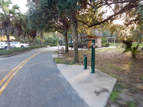 Seminole-Wekiva Trail, Markham Trailhead, Seminole County, Florida biking