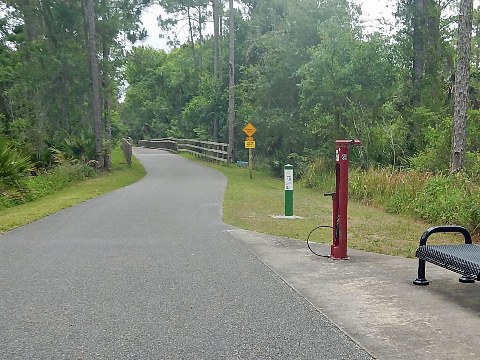 Florida biking, East Central Rail Trail, Enterprise, Osteen